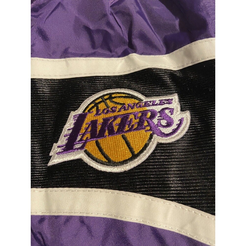 Los Angeles Lakers NBA Purple and Black Zip-Up Windbreaker For Baby/24M - Picture 3 of 5